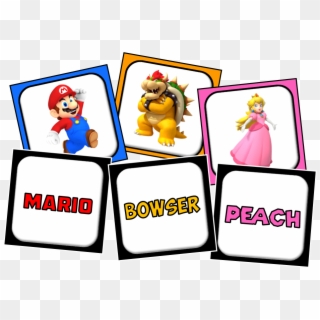 18 Character Images Cards - Bowser, HD Png Download