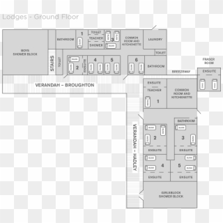 Berry's Student Lodges - Floor Plan, HD Png Download