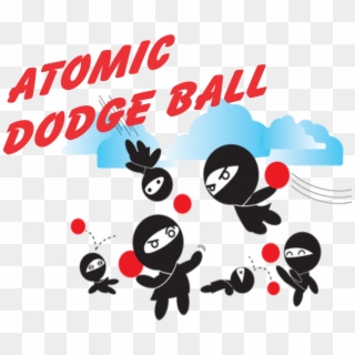 Pno Atomic Dodgeball - Ninja Dodgeball, HD Png Download