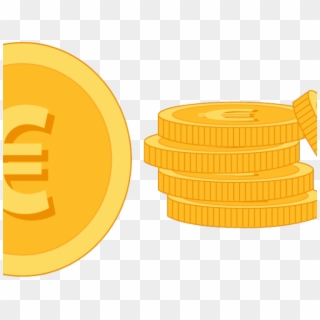 Coins Clipart Super Mario Coin - Transparent Euro Clipart, HD Png Download