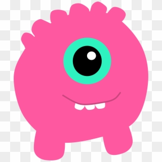 Cute Clipart Monster - Pink Monster Clipart, HD Png Download