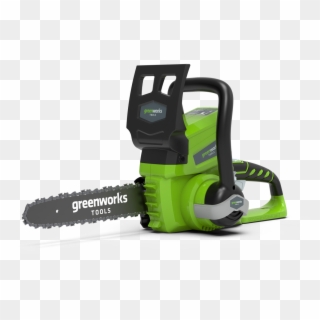 Greenworks 24v Chainsaw G24cs25 - Chainsaw, HD Png Download