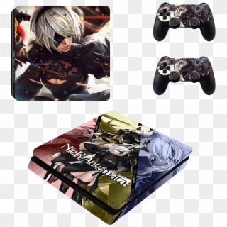 Ps4 Slim Skin Nier Automata Type - Nier Automata Ps4 Controller, HD Png Download
