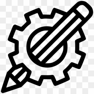 980 X 980 5 - Pencil Gear Icon Png, Transparent Png