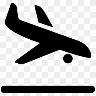 Airplane Vector Png - Airplane Landing Icon, Transparent Png