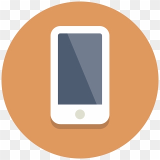 Open - Mobile Icon Circle Png, Transparent Png
