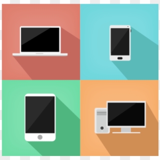 Laptop / Smartphone / Tablet / Pc Free Icons - Phone Tablet Pc Icon, HD Png Download