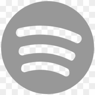 Spotify Logo Transparent Grey, HD Png Download