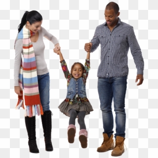 People Walking Family Png, Transparent Png