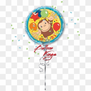 Curious George - Balloon, HD Png Download