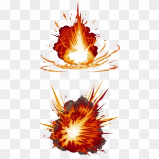 Clip Transparent Library Blast My Firecracker Explosions - Explosion Fire Cartoon Png, Png Download