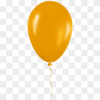 Yellow Balloon Png Clip Art - Transparent Background Single Balloon Png, Png Download