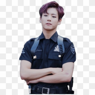 Jungkook In Police Uniform, HD Png Download