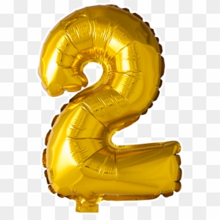 Balloons Number 2 Png, Transparent Png