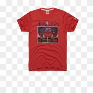 Nba Jam Chicago Bulls - Nba Jam Bulls Shirt, HD Png Download