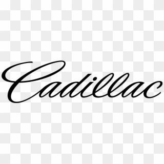 Cadillac Text Logo - Cadillac Logo, HD Png Download