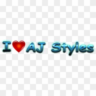 Aj Styles Love Name Heart Design Png - Graphic Design, Transparent Png