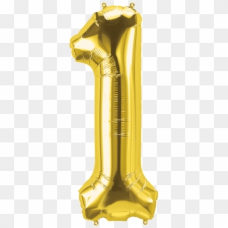 Number 1 Balloon - Brass, HD Png Download