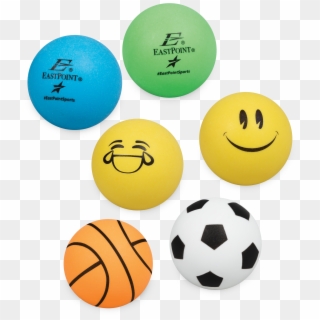 40mm Table Tennis Sport Balls - Smiley, HD Png Download
