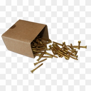 Box, Screws, Png, Brass, Fix, Metal, Thread, Head - Parafusos Png, Transparent Png