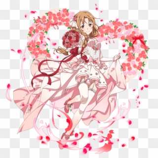 Bride Asuna And Shieldblade Kirito Will Be Receiving - Sao Md Unrestrained Emotion Asuna, HD Png Download