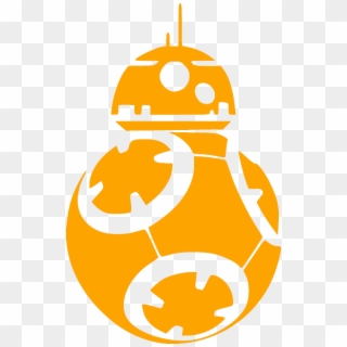 Please Note That The White Image Is A White Sticker - Bb-8, HD Png Download
