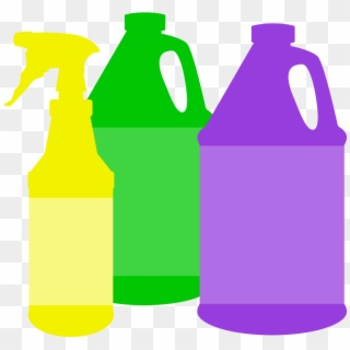 Royalty Free Cleaning Supplies Clipart - Cleaning Products Clipart Png, Transparent Png