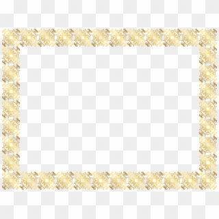 Gold Frame Border Png Clip Art Image - Motif, Transparent Png