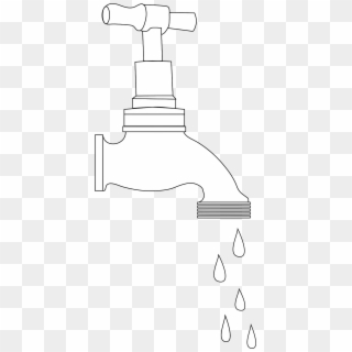 This Free Icons Png Design Of Dripping Tap Line Art, Transparent Png