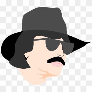 Mexican, Sunglasses, Cool, Hat, Gaucho, Man, Moustache - Moustache Man Png, Transparent Png