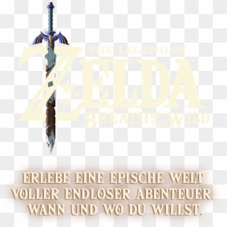 Legend Of Zelda Breath Of The Wild Master Sword , Png - 塞 尔 达 大师 剑, Transparent Png