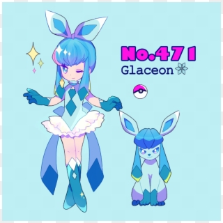 View Fullsize Glaceon Image - Cartoon, HD Png Download