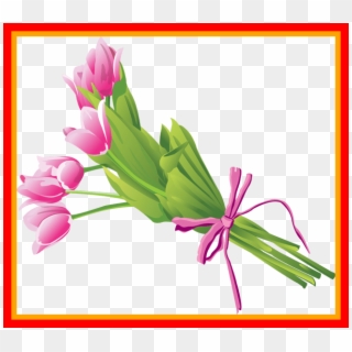 Fascinating Of Bouquet Flowers Clip Art Pic For Clipart - Ramo De Flores Vector Png, Transparent Png