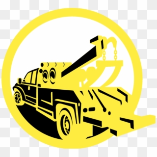 Black And Yellow Tow Truck, HD Png Download