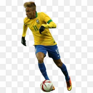 Neymar Render Hd Photoshop A Png Brazil Soccer Player - Neymar Jr Brasil Png, Transparent Png