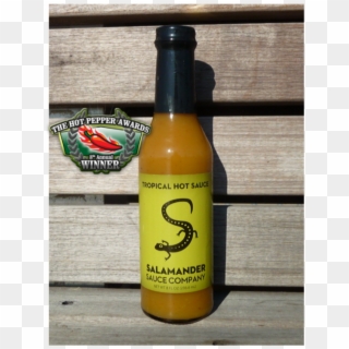 8 Oz Salamander Tropical Hot Sauce - Beer Bottle, HD Png Download