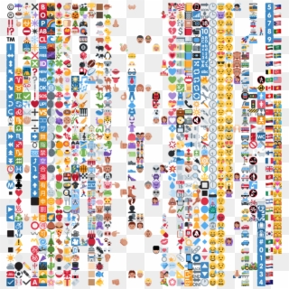 Download Emoji Sheet - ♡ Emojis, HD Png Download