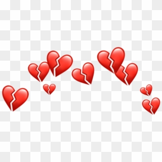 Broken Hearts Crown Red Emojis Accessories 💔 - Veronica Lodge, HD Png Download