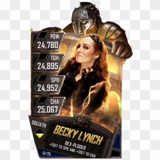 Beckylynch S4 20 Goliath Ringdom - Wwe Supercard Goliath Becky, HD Png Download