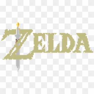Breath Of The Wild Title - Breath Of The Wild Pixel Art, HD Png Download