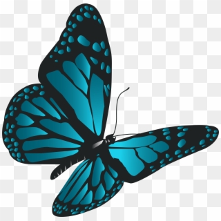 Blue Butterfly Png Clip Art, Transparent Png