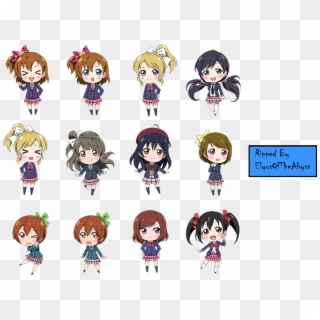 Love Live Chibi Png Clip Library Download - Best Love Live Ships, Transparent Png