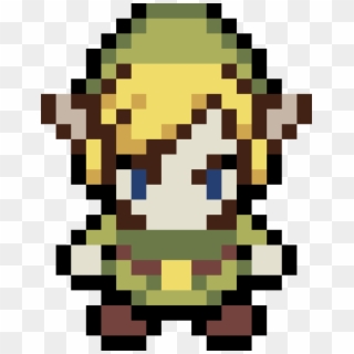 Link Pixel Png - Legend Of Zelda Minish Cap Link, Transparent Png