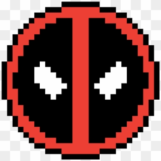 Deadpool Logo Pixel - Pixel Art Planet Png, Transparent Png