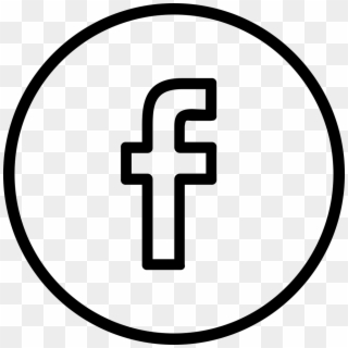 facebook logo black transparent