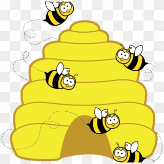 Honey Bee Pictures Clip Art Home Free Clipart Bee Clipart - Honey Bee Hive Clipart, HD Png Download