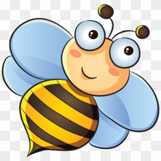 Smiling Bee - Bee Birthday Cartoon, HD Png Download