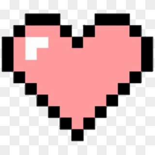 Pixel Clipart Pink - Pink 8 Bit Heart, HD Png Download