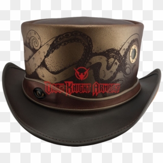 Image Black And White Kraken Top Hat Mci From Dark - Steampunk Kraken Sombrero, HD Png Download