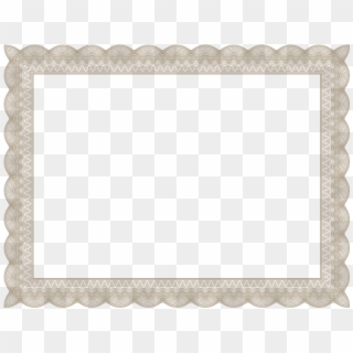 Brown Formal Certificate Border - Gold Certificate Border Transparent, HD Png Download